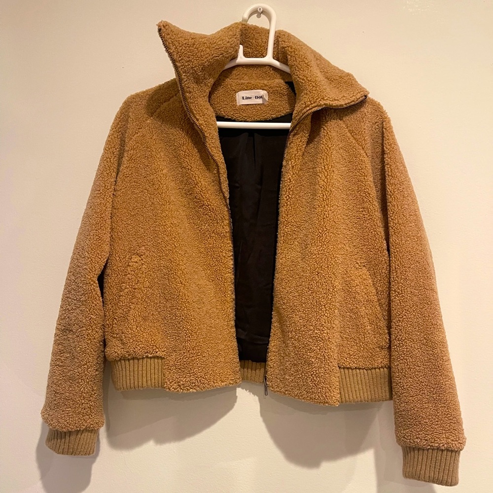 Tan teddy jacket